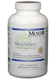 Moss Nutrition MultiSelect without Copper &amp; Iron - 180 Capsules