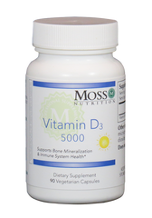 Moss Nutrition Vitamin D3 5000 - 90 Capsules