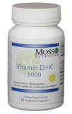 Moss Nutrition Vitamin D + K 5000 - 60 Capsules