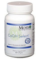 Moss Nutrition CoQH Select - 60 Softgels