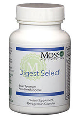 Moss Nutrition Digest Select (Plant-Based Enzymes) - 90 Capsules