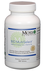 Moss Nutrition BID MultiSelect (Without Copper, Iron, Vitamin K) - 120 Tablets