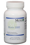 Moss Nutrition Biotin 5000 mcg - 90 Capsules