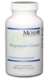 Moss Nutrition Magnesium Citrate 120mg - 180 Capsules