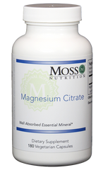 Moss Nutrition Magnesium Citrate 120mg - 180 Capsules