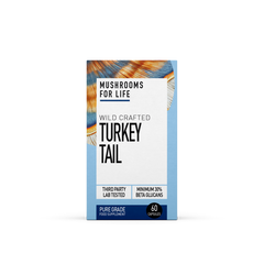 Mushrooms For Life Wild Crafted Turkey Tail 60's (CAPSULES)