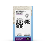 Mushrooms For Life Organic Lion's Mane Focus 60's Capsules