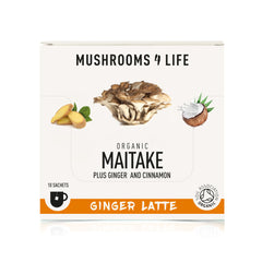 Mushrooms 4 Life Organic Maitake Ginger Latte 10's