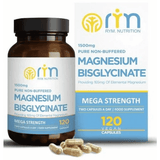 RYM Nutrition Magnesium Bisglycinate 120s