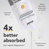 Zooki Magnesium Bisglycinate 2000mg Liquid Sachets Pineapple Flavour 30x17ml CASE