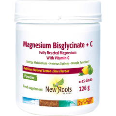 New Roots Herbal Magnesium Bisglycinate + C 226g