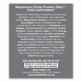 Health Aid Magnesium Citrate 200g