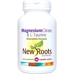 New Roots Herbal Magnesium Citrate & L-Taurine 90s