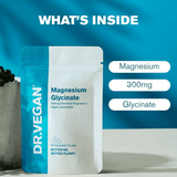 DR VEGAN Magnesium Glycinate 300mg 60s