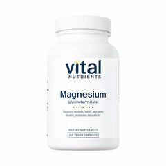 Magnesium Glycinate + Malate - 100 Capsules | Vital Nutrients