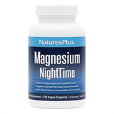 NaturesPlus Magnesium NightTime Capsules 120s