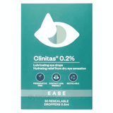 Clinitas 0.2% Lubricating Eye Drops 30 Resealable Droppers 0.5ml
