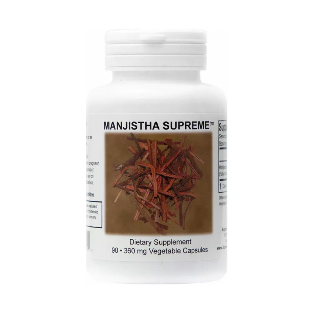Manjistha Supreme (Rubia cordifolia) - 90 Capsules | Supreme Nutrition Products