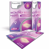 PatchMD Monthly Relief Night Topical Patch 30s