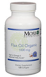 Moss Nutrition Flax Oil Organic 1000mg - 120 Softgels