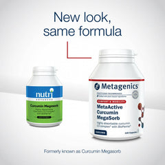 Metagenics MetaActive Curcumin Megasorb 120s (Formerly Nutri Adv. Curcumin Megasorb NUT-1502A)
