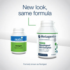 Metagenics MetaDigest HCI Complex 90s (Formerly Nutri Adv. Nutrigest NUT-3208)