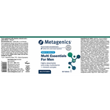 Metagenics Multi Essentials for Men 60s (Formerly Nutri Adv. NUT-3253)