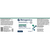 Metagenics Vision Plus 60s (Formerly Nutri Adv. NUT-3290)