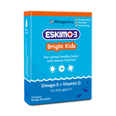 Metagenics Eskimo-3 Bright Kids Jelly Splats 27s (Formerly Nutri Adv. NUT-3317)