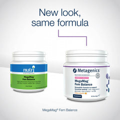 Metagenics MegaMag Fem Balance Citrus Orange Flavour 306g (Formerly Nutri Adv. NUT-3369)