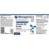 Metagenics Vitamin D3 Drops 1000iu 30ml (Formerly Nutri Adv. NUT-3400)