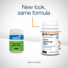 Metagenics Vitamin D3 Melts 120s (Formerly Nutri Adv. NUT-3430)