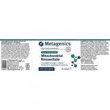 Metagenics Mitochondrial Resuscitate 60s (Formerly Nutri Adv. NUT-3520)