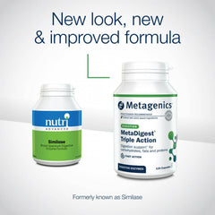 Metagenics MetaDigest Triple Action 120s (Reformulated Nutri Adv. Similase NUT-5600-A)