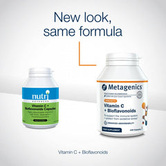 Metagenics Vitamin C + Bioflavonoids 100s (Formerly Nutri Adv. NUT-6170)