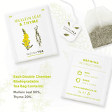 Nutratea Mullein Leaf & Thyme Tea Bags 20s
