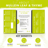 Nutratea Mullein Leaf & Thyme Tea Bags 20s