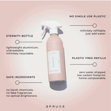 Spruce Multi-Purpose Cleaner Starter Kit 1 Reusable Bottle + 4g Refill (500ml)