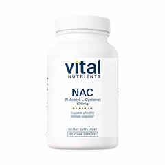 NAC (N-Acetyl Cysteine) 600mg - 100 Capsules | Vital Nutrients