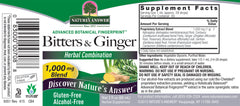Nature's Answer Bitters & Ginger (Alcohol Free) 60ml