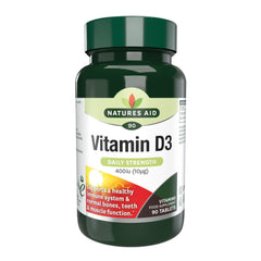 Natures Aid Vitamin D3 400iu 90's