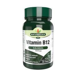 Natures Aid Vitamin B12 1000ug (Sublingual) 90's