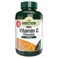 Natures Aid Vitamin C Chewable 500mg 100's