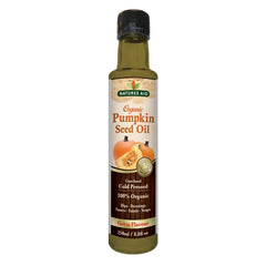 Natures Aid Organic Pumpkin Seed Oil 250ml