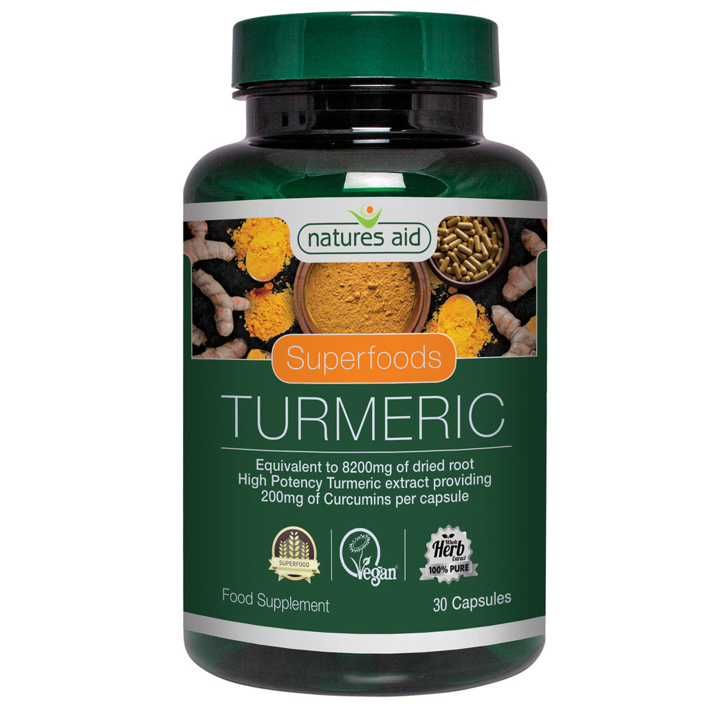Natures Aid Superfoods Turmeric 30's