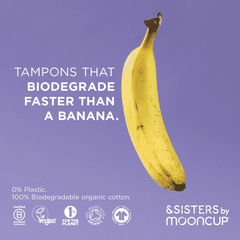 Mooncup Naked Tampons with Cardboard Applicator Light 16s