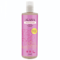 Alana Natural Body Wash Rejuvenating Pink Rose & Vanilla 100ml (Travel Size)