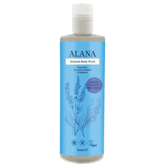 Alana Natural Body Wash Relaxing English Lavender 500ml