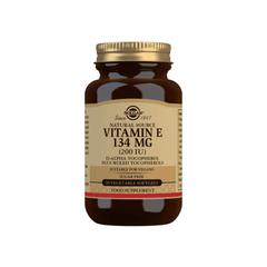 Solgar Natural Source Vitamin E 134mg (200iu) 50 Vegetable Softgels