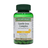 Nature's Bounty Gentle Iron Complex with Vitamins B12 & C 100's